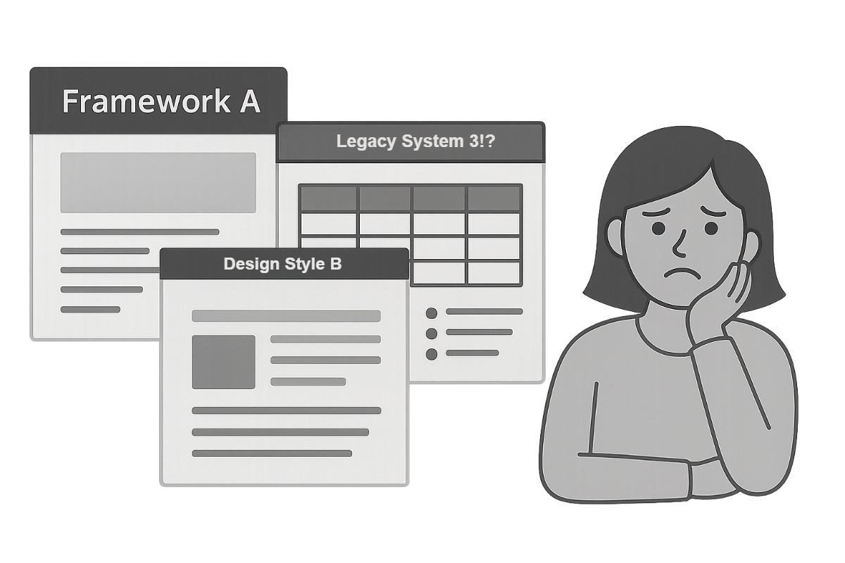 Legacy product comparison